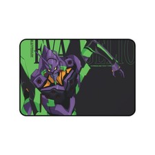 Neon Genesis Evangelion Desk Mat, Unit-01 Gaming Mouse Pad Gift picture