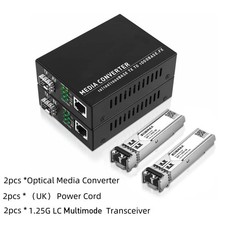 ZoeRax SFP to RJ45 Media Converter 1.25G Gigabit LC Multimode Fiber picture