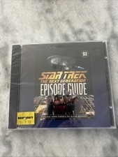 STAR TREK THE NEXT GENERATION Episode Guide CD-ROM Sealed 1995 picture
