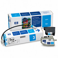 Genuine HP C1807A Cyan Ink Cartridge DesignJet CP 400 Page Yield HEWC1807A picture