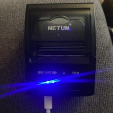 Netum NT-1809DD Black Portable 68mm Mini Thermal Receipt Printer picture