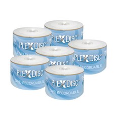 300 PC PlexDisc 16X 4.7 GB DVD-R White Inkjet Hub Printable Disc 632-210 picture
