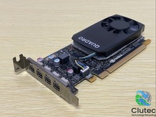 NVIDIA Quadro P1000 PCI-E 4GB Quad Mini Displayport  Graphic Card Half Height picture