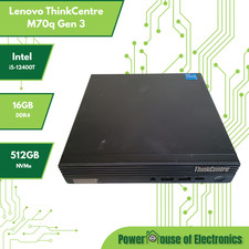 Lenovo ThinkCentre M70q Gen 3 Tiny Desktop | i5-12400T | 16GB DDR4 | 512GB NVMe picture