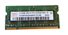 Hynix 512MB 2Rx16 PC2-5300s-555-12 HYMP564S64PBP-Y5 AB Laptop Ram picture