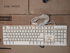 Skytech Gaming K-1000W Full-Size 104-Key Wired USB RGB Gaming Keyboard White picture