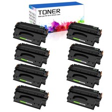 8PK Q7553X 53X Toner Cartridge Fits For HP Laserjet P2015 P2015dn P2015n P2015x picture