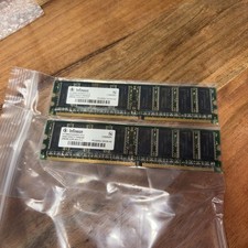 Two (2) HYS64D32300HU-5-C - 256MB 400MHZ Ddr Dual Channel Sdram Memory Untested picture