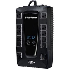 CyberPower Intelligent LCD AVRG750LCD 12 Outlet 750VA 450W UPS System picture