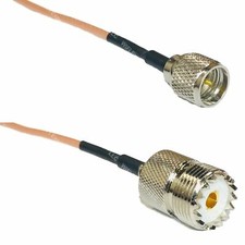 RG316 MINI UHF MALE to SO239 UHF Female Coaxial RF Cable USA-US picture