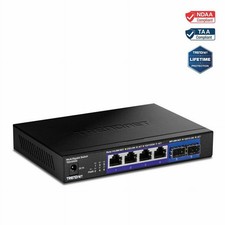 Trendnet TEGS562 6-Port Multi-Gig Switch 4x2.5G 2x10G SFP+ Black picture