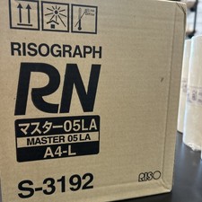 NEW Old Stock-Risograph RNMaster 05LA A4-L Master 2 Sealed Rolls With Box S-3192 picture