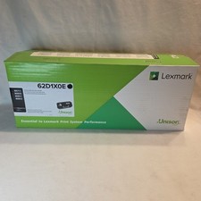 NEW GENUINE - LEXMARK 62D1X0E (621X) Extra High Yield BLACK TONER - SEALED BOX picture