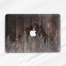 Wooden print Forest Mountain Nature Hard Cover Macbook Pro 16 14 Air 13 15 Neo picture
