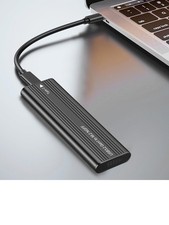 M.2 SATA SSD Enclosure Adapter,USB3.2 Gen1 5Gbps Type-C to SATA NGFF Based M.2 S picture