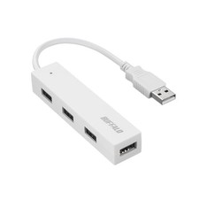 Buffalo USB Hub USB 2.0 Bus-Powered 4 Ports White BSH4U055U2WHfrom JP picture