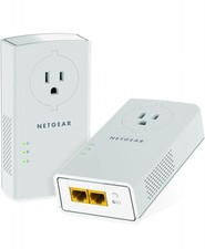 New Netgear Powerline Adaptor kit, 2000 Mbps Wall Plug, 2 Gigabit Ethernet Port picture