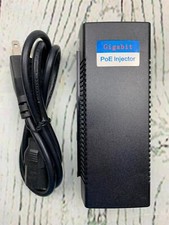 48V 0.8A Gigabit PoE Injector 48W Power Supply Adapter with AC Cord picture