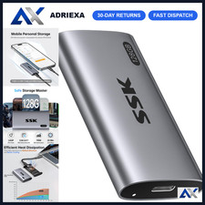 128GB Portable SSD External Hard Drive - Fast 550MB/s Solid State Storage picture