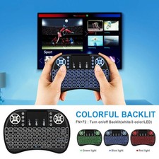 Mini Wireless Bluetooth Keyboard Remote Touchpad Smart-TV Android TV PC Backlit picture