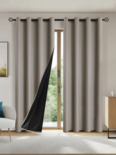 Solid Color 100% Blackout Curtains for Bedroom and Living Room picture