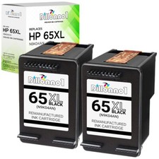 2PK Compatible With HP 65XL 65 Ink Cartridges 2600 2652 2636 ENVY 5010 5052 5055 picture