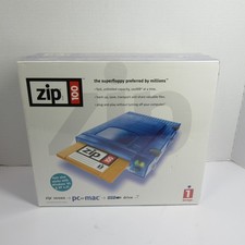 Iomega Zip 100 Portable USB Drive, MAC & PC New Factory Sealed Rare picture