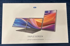 S6 15.6” Triple Screen Laptop Screen Extender FHD 1080P 60Hz Open Box picture