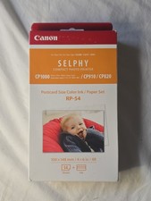 Canon Selphy RP-54 Ink Postcard 4 x 6 Paper Set CP1000 CP910 CP820 - SEALED picture