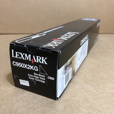 Genuine Lexmark C950X2KG Black Extra High-Yield Toner - Factory Sealed picture