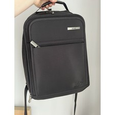 Hartmann Metropolitan Slim Backpack Black Nylon Travel Laptop Delta Edition NWOT picture