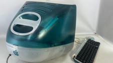 WORKING Vintage Apple iMac G3 M4984 Blueberry CRT w M2452 Keyboard M4848 Mouse picture