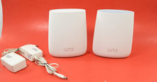 NETGEAR Orbi RBR20 RBS20 AC2200 Tri-Band Mesh WiFi Router Satellite + Power picture
