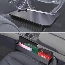 Bandeja Para Volante 2 En 1 Para Rellenar El Hueco Del Asiento Del Coche picture