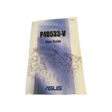 RARE VINTAGE ORIGINAL OEM ASUS P4B533-V SOCKET 478 MOTHERBOARD MANUAL MXB121 picture