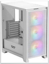 Unopened DarkFlash White Glass DRX70 PC Case picture