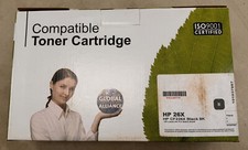 Global Alliance Premium Compatible w/CF 26X Black Toner Cartridge - CF226X picture