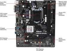 ASRock H310CM/H310M-HDV/M.2 Motherboard H310 M-ATX LGA1151 DDR4 M.2 VGA Tested picture