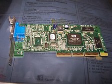 NVIDIA  VANTA-16 AGP Graphics Video Card P/N 180-P0026-0000-B IBM FRU 25P4058 picture