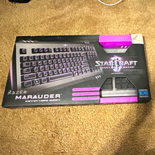 Razer Marauder Illuminated Wired USB Gaming Keyboard Black RZ03-0040 picture
