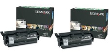 2 Genuine Sealed Lexmark X651A11A Laser Toner Cartridges X651 X652 X654 - MINT  picture