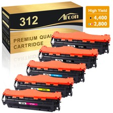 5x Laserjet Pro MFP M476dn M476nw Toner Cartridge 312A Compatible With HP CF380A picture
