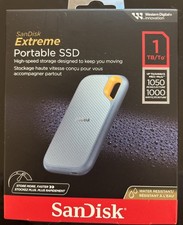 SanDisk 1TB Extreme Portable External SSD, 1050/1000 MB/s USB-C Sealed NIB picture
