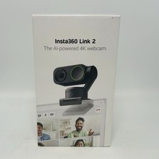 Insta360 Link 2 PTZ 4K Webcam for PC / Mac - Black - *NEW IN BOX* picture