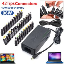 96W Universal Laptop Power Supply Charger Adapter w/ 42 Tips Notebook Charger US picture