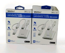 2 - Vivitar Mobile SD and MicroSD Universal Card Reader White MOV4016 V1 picture