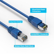 150'FT BL Commscope CS34P 23/4P Cat6 F/UTP WebTrak Plenum Shielded Network Cable picture