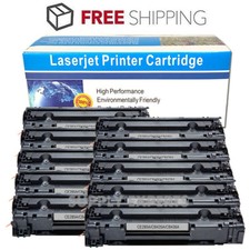 10PK CE285A Fits HP 85A Toner Cartridge Laserjet Pro P1102 P1102W M1132 M1212nf picture
