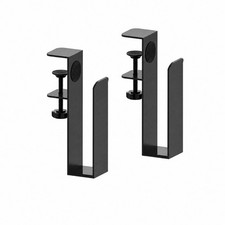 Desk-Side Laptop Storage Holder Adjustable Clamp-on Laptop Holder Ventilated picture