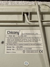 Chicony KB-2961 Keyboard - PARTS/REPAIR ONLY picture